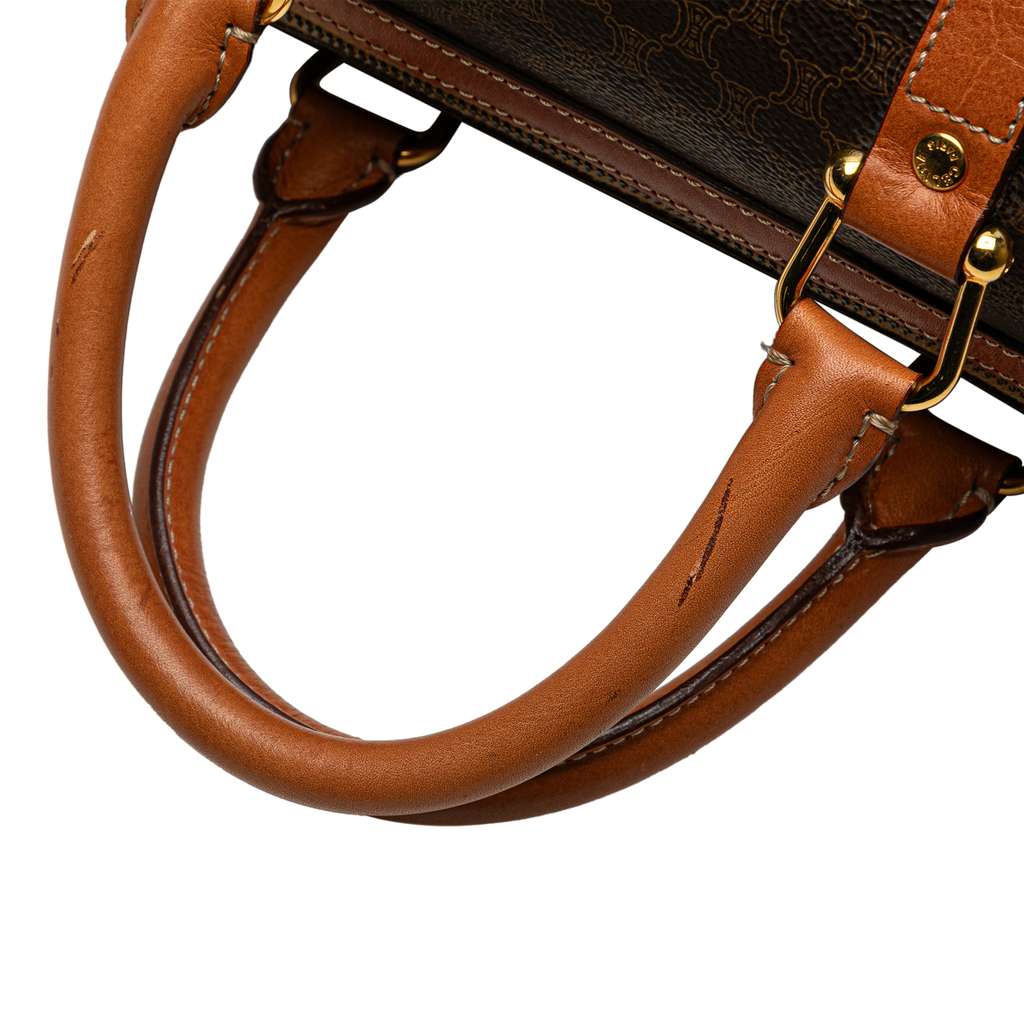 Celine Macadam Coated Canvas Boston Bag - Image 12