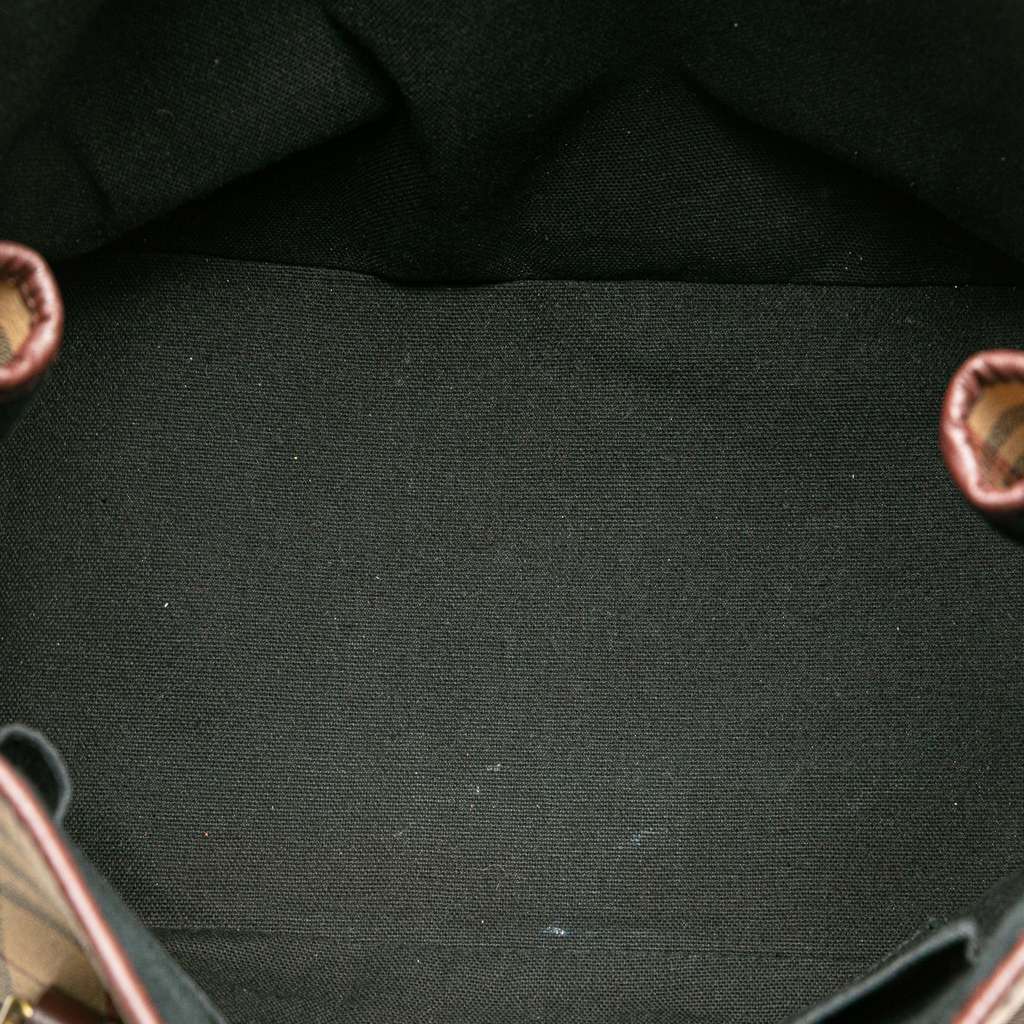 Burberry Haymarket Check Coated Canvas Tote - 4