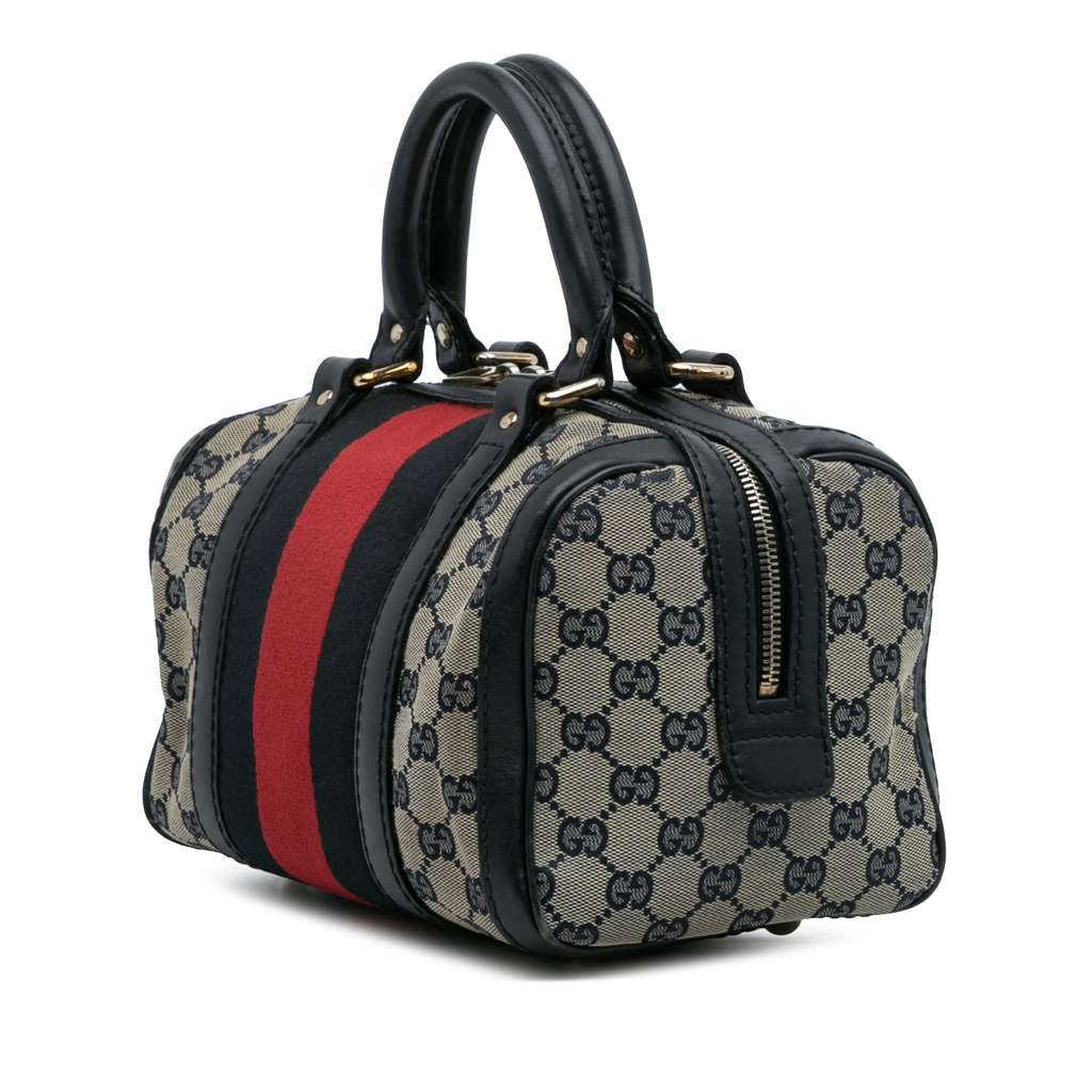 Gucci Small GG Canvas Web Joy Boston Bag - 2