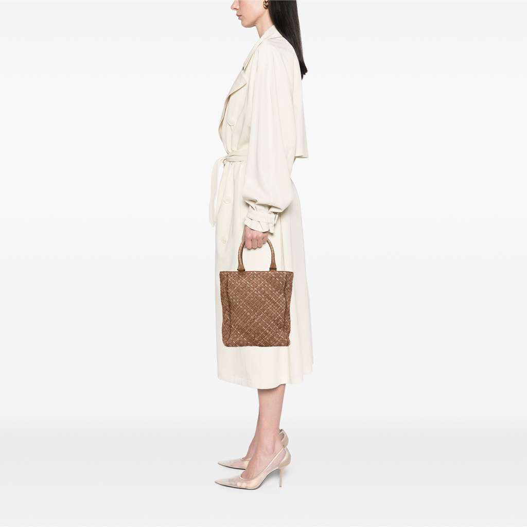 Bottega Veneta Calfskin Intrecciato Paglia Tote - Image 13