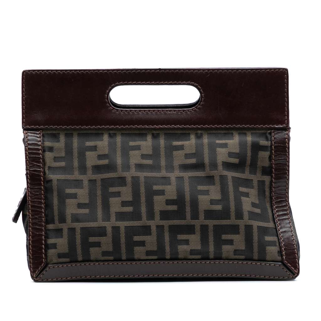 Fendi Mini Zucca Canvas Peekaboo Defender