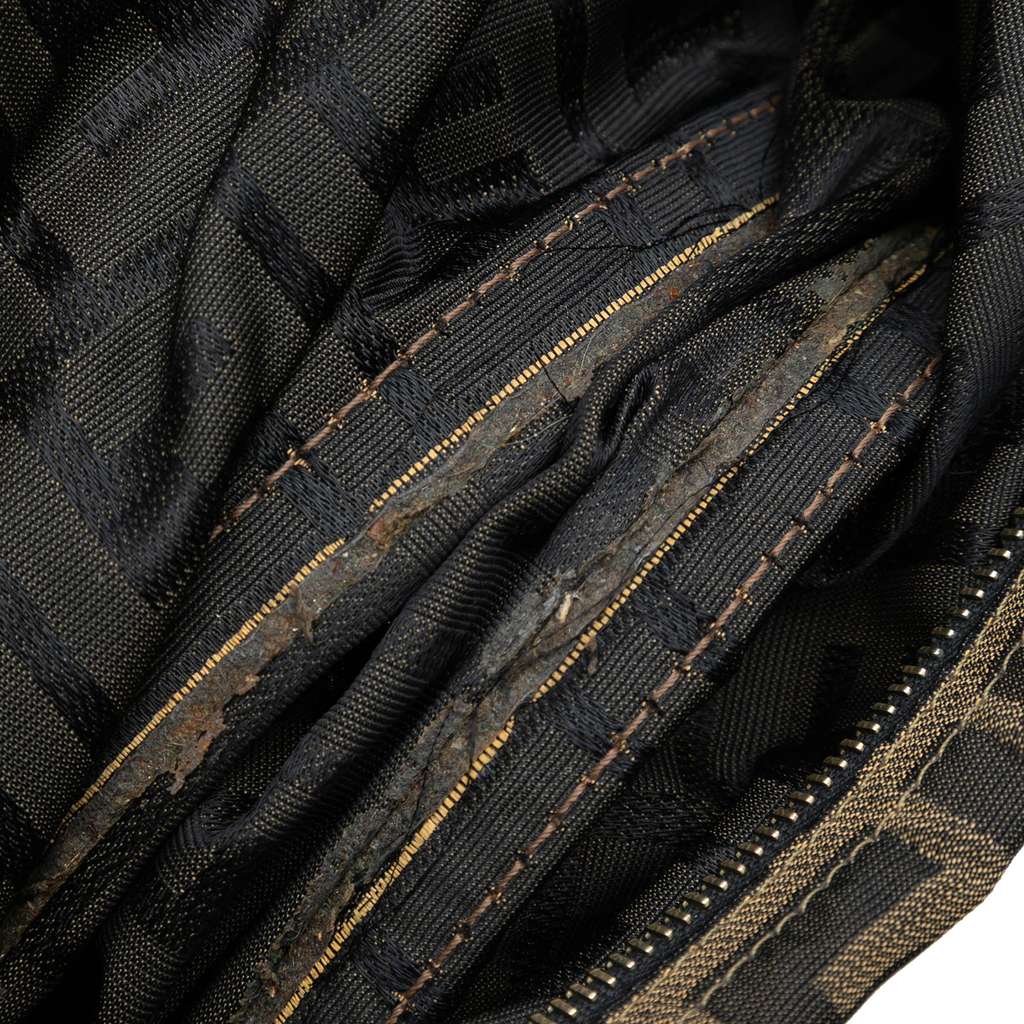 Fendi Mini Zucca Canvas Peekaboo Defender - Side view