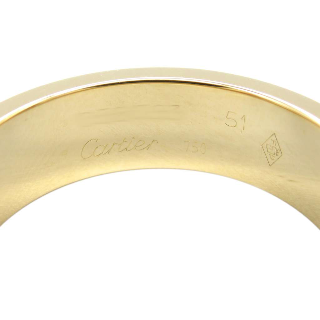 Cartier 18K Yellow Gold Classic Love Ring - 4