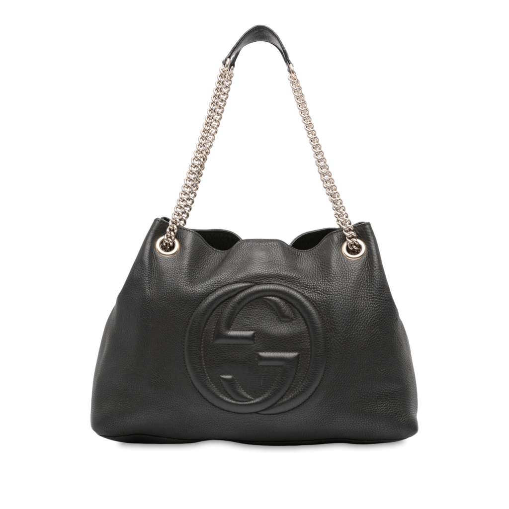 Gucci Medium Leather Soho Chain Tote