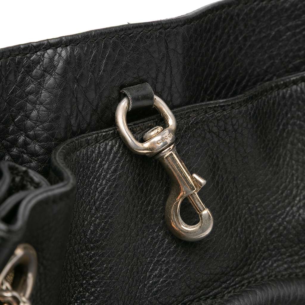 Gucci Medium Leather Soho Chain Tote - Image 10