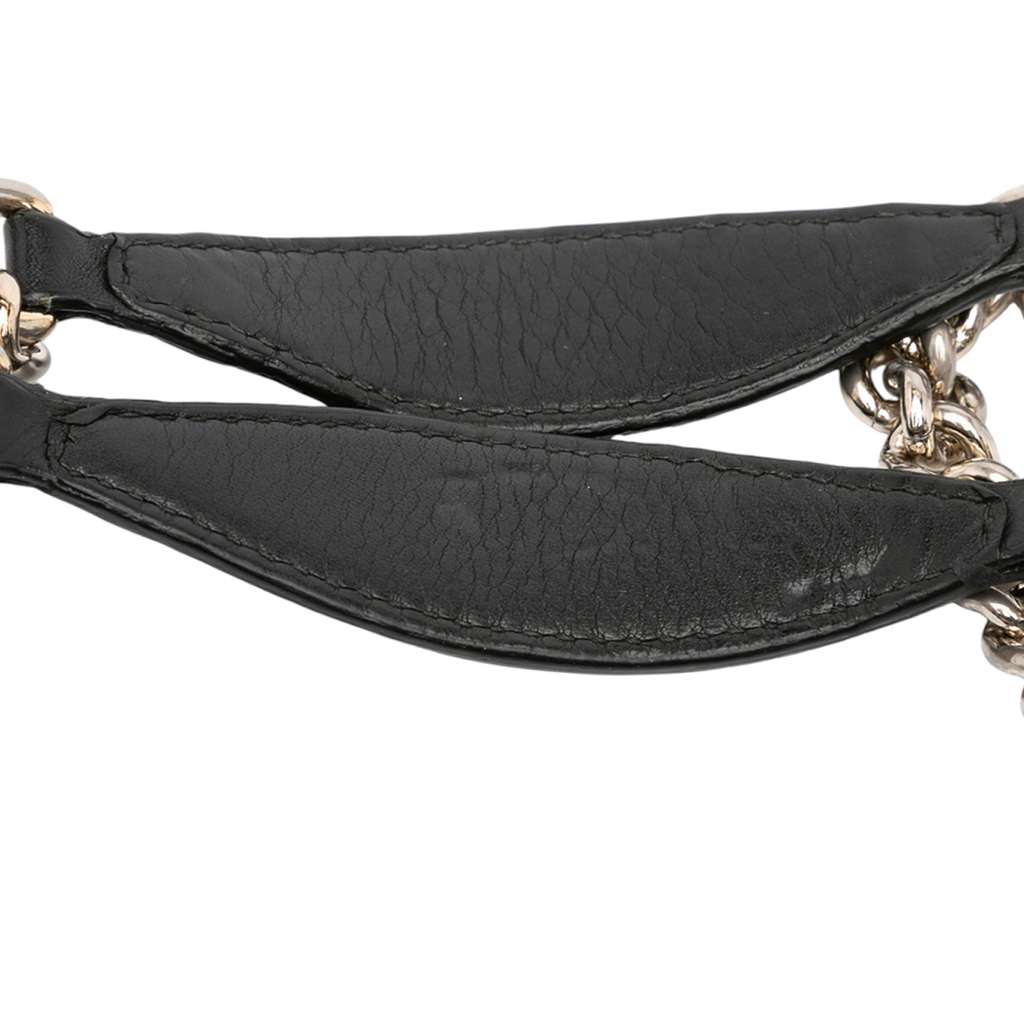 Gucci Medium Leather Soho Chain Tote - Image 11