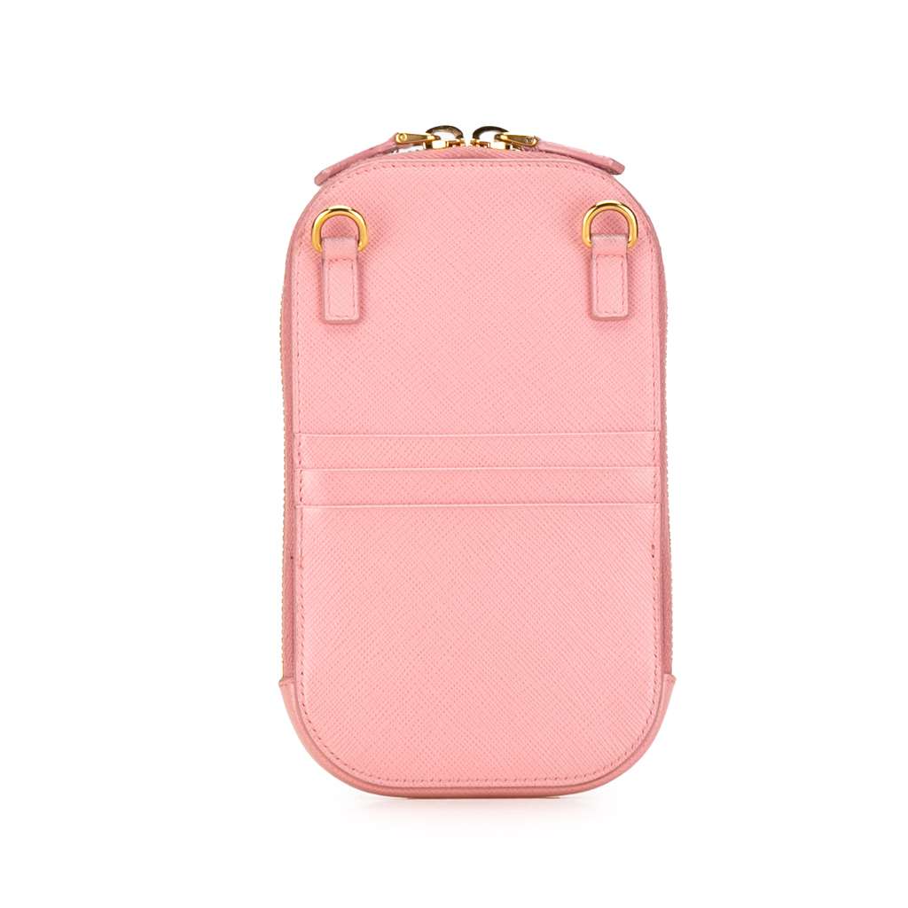Prada Mini Saffiano Crossbody Phone Pouch - 3