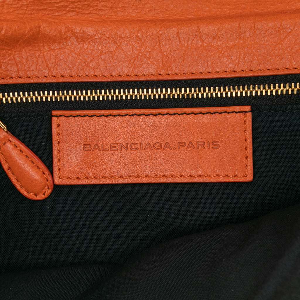 Balenciaga Lambskin Motocross Giant 12 Envelope Clutch - Side view