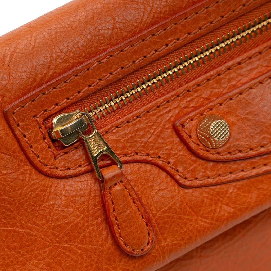 Balenciaga Lambskin Motocross Giant 12 Envelope Clutch - Detail 2