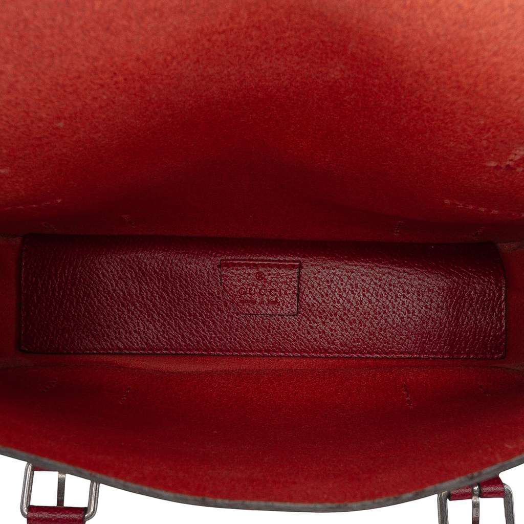 Gucci Leather Bamboo Convertible Top Handle Bag - 4