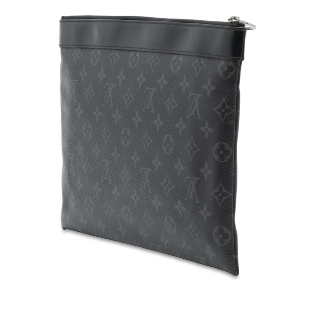 Louis Vuitton Monogram Eclipse Discovery Pochette GM - Back view