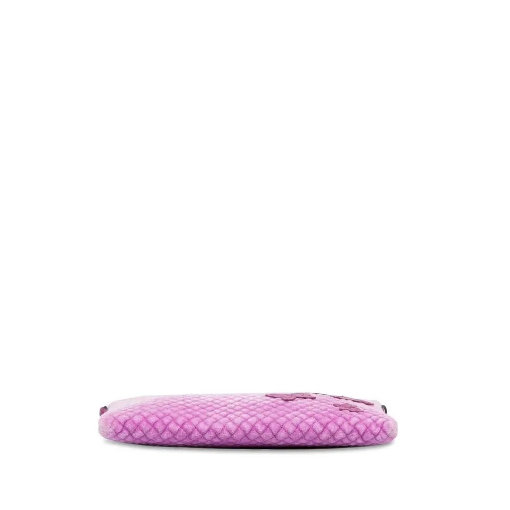 Bottega Veneta Intrecciato Butterfly Pochette Velvet Shoulder Bag Purple Velvet Good - Box View