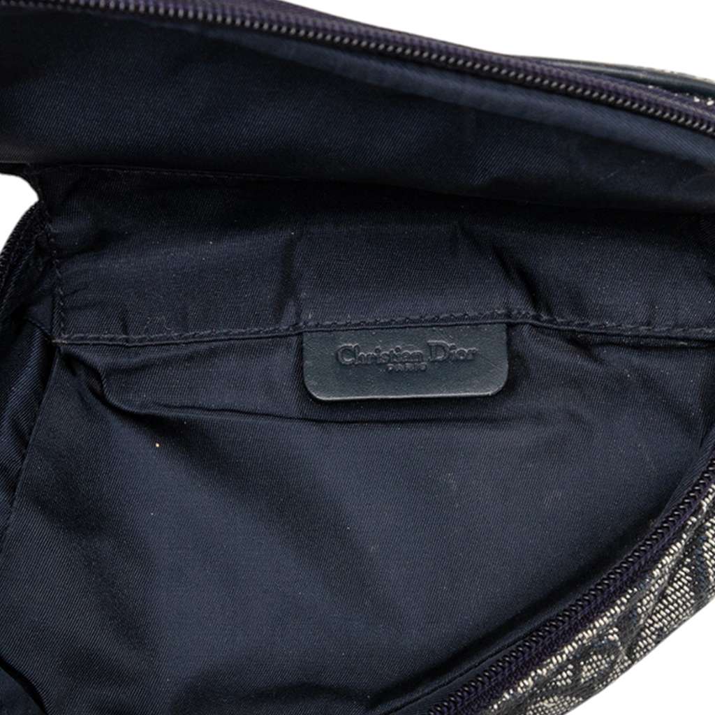 Dior Diorissimo Canvas Saddle Pouch - 4