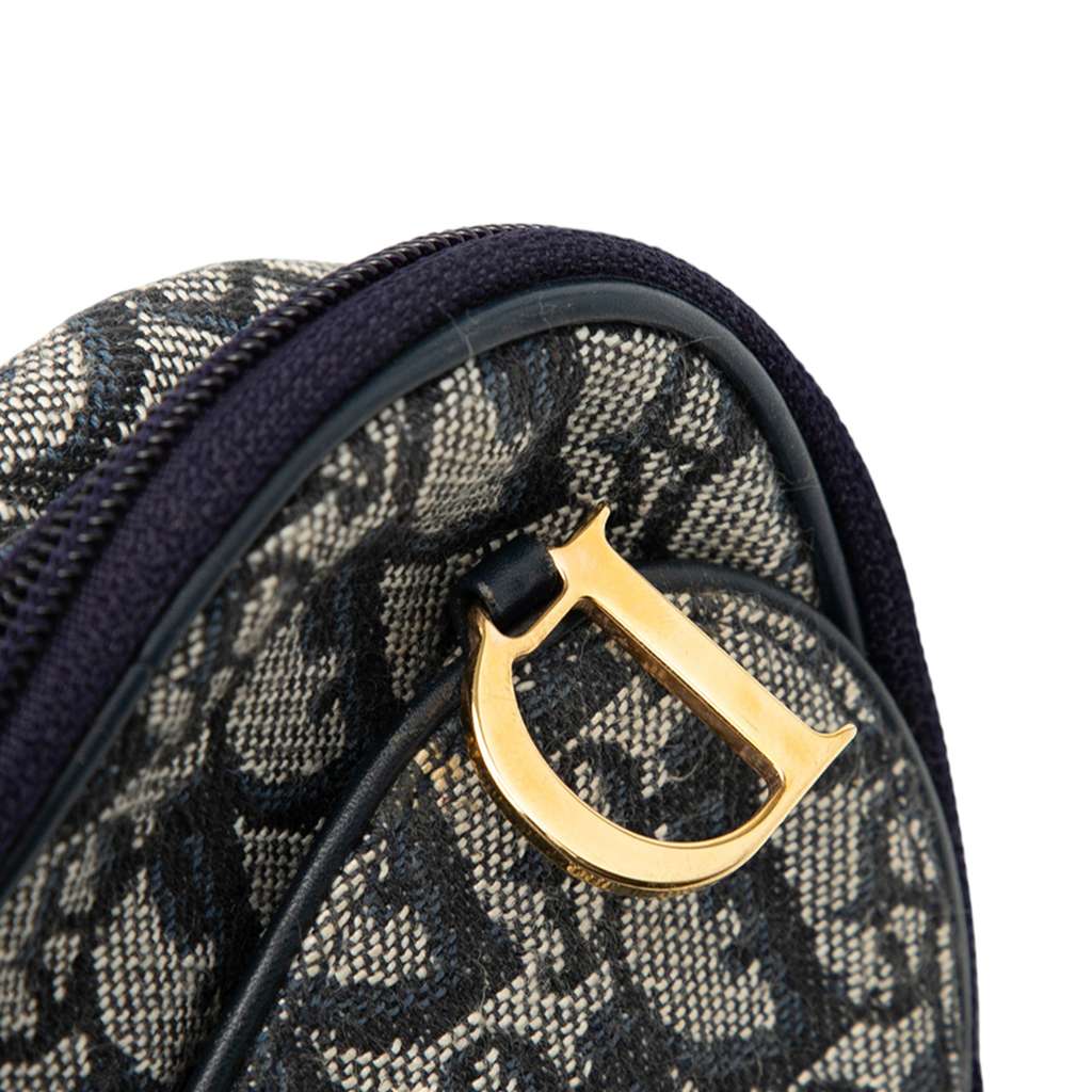 Dior Diorissimo Canvas Saddle Pouch - Image 10