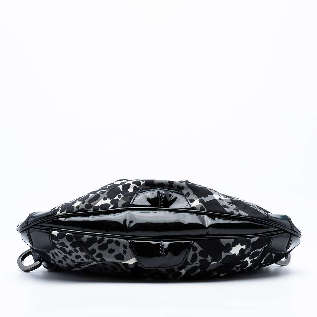 Burberry Floral Beat Check Nylon Foley Hobo - Image 6