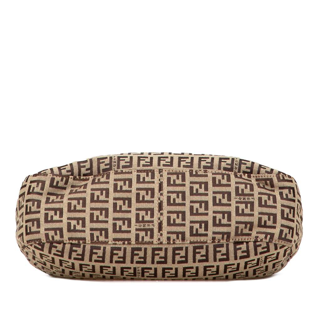 Fendi Zucchino Canvas Shoulder Bag - Image 6