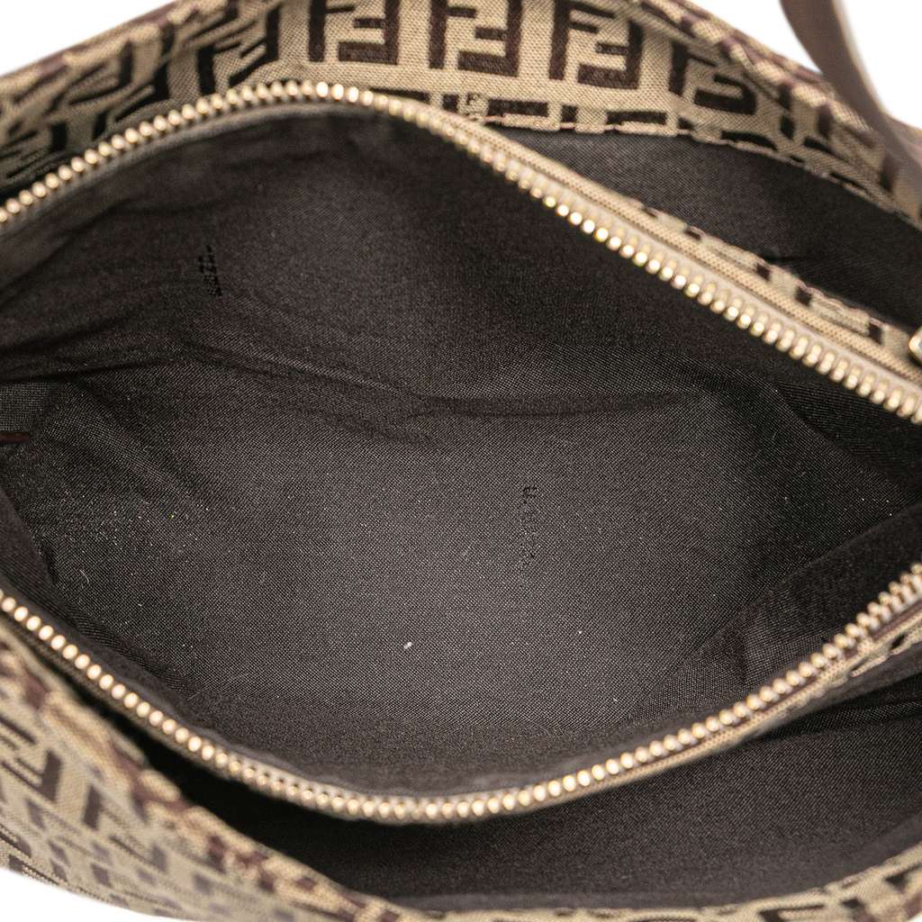 Fendi Zucchino Canvas Shoulder Bag - 4