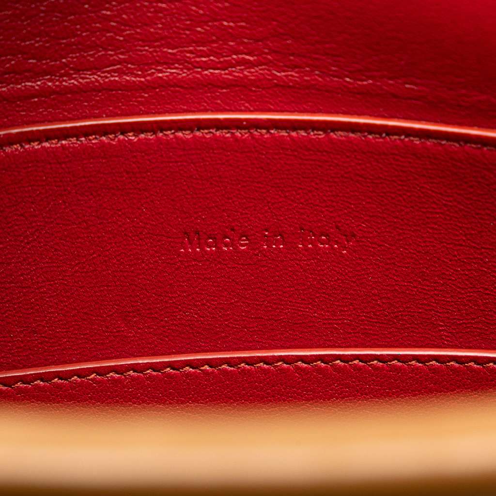 Celine Smooth Calfskin Clasp Bucket Bag - Side view