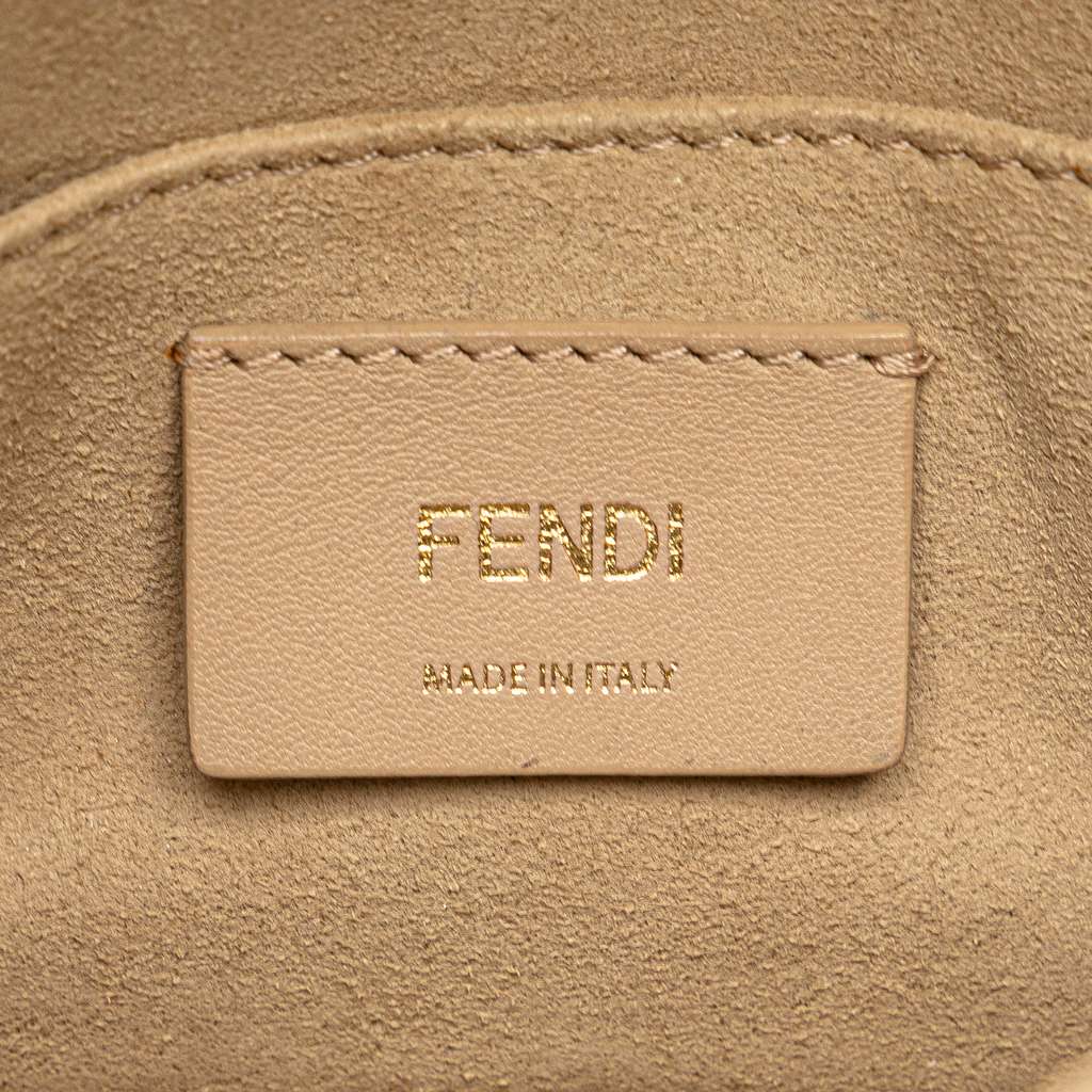 Fendi Small Scalloped Leather Kan I Crossbody - 5