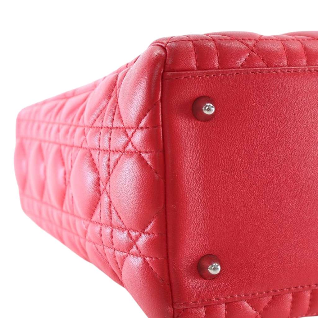 Dior Medium Lambskin Cannage Lady Dior - Detail 2