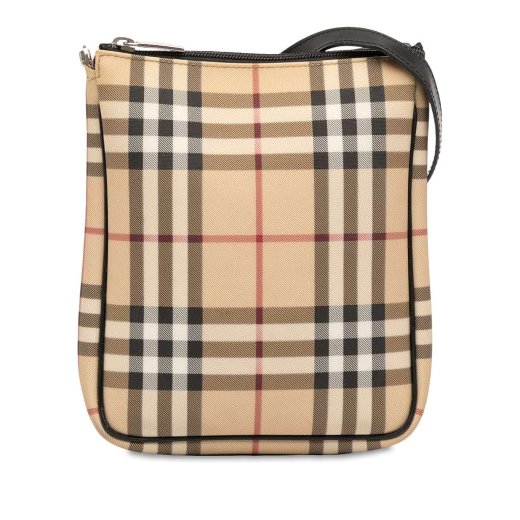 Burberry House Check Coated Canvas Crossbody