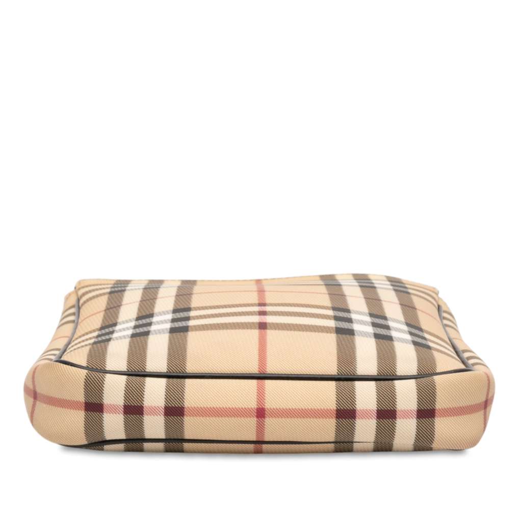 Burberry House Check Coated Canvas Crossbody - Image 6