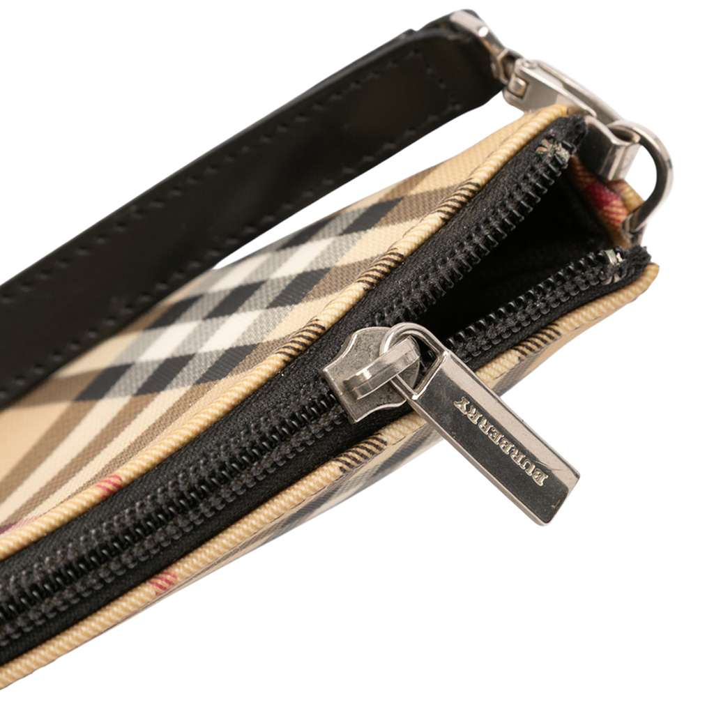Burberry House Check Coated Canvas Crossbody - Image 10