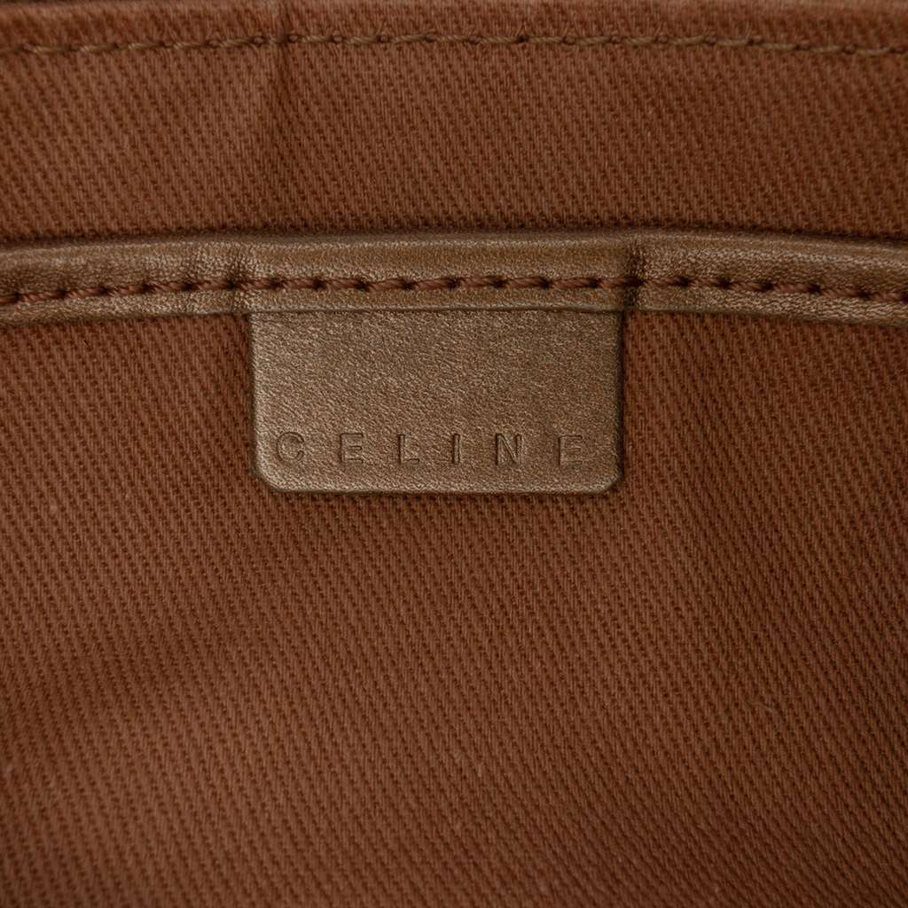 Celine C Macadam Canvas Shoulder Bag - Side view