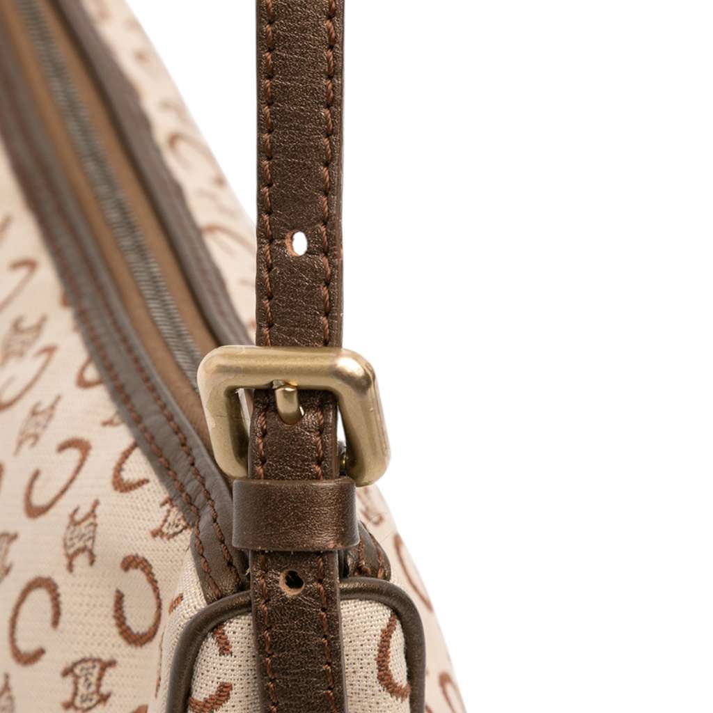 Celine C Macadam Canvas Shoulder Bag - Image 11