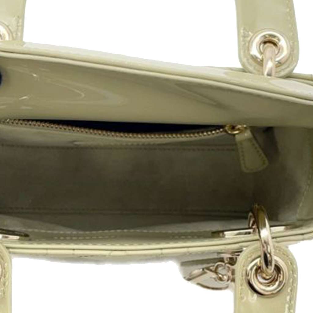 Dior Mini Patent Cannage Lady Dior - 4