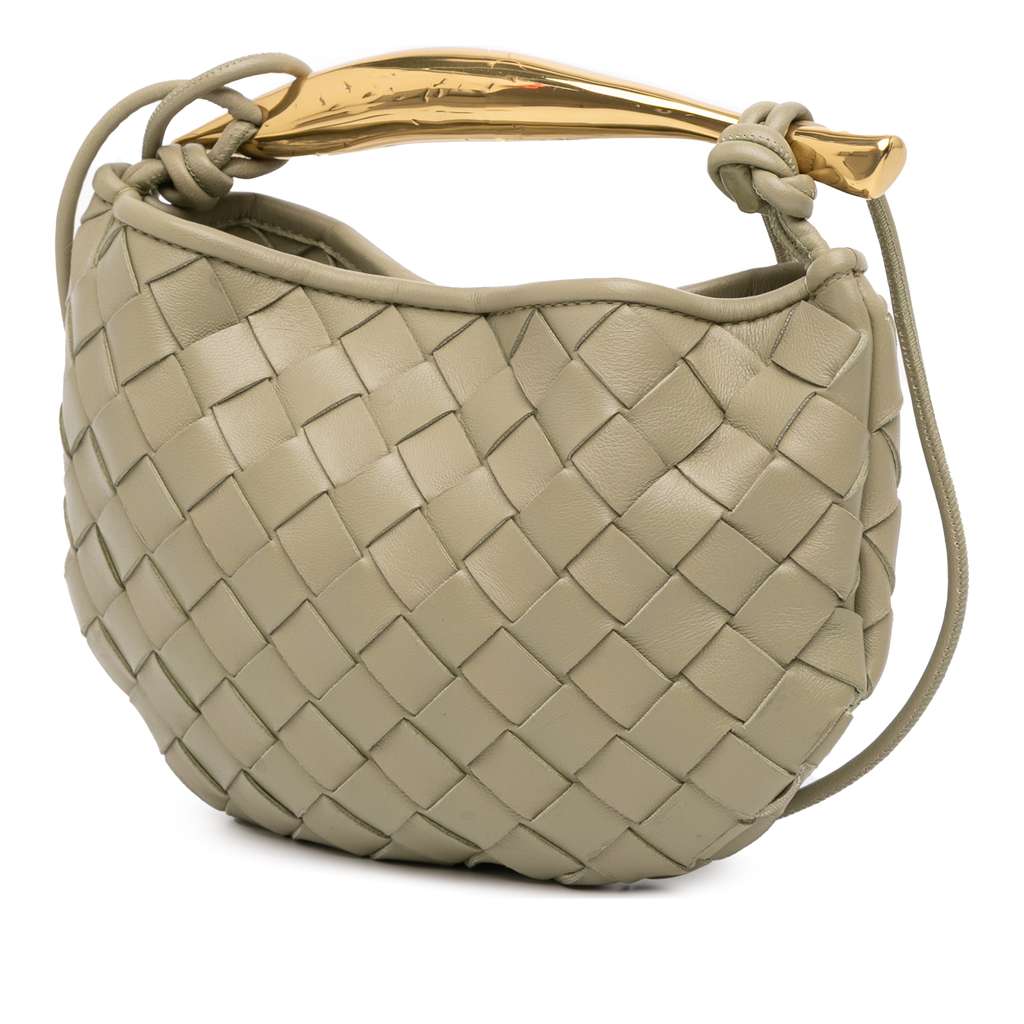Bottega Veneta Baby Lambskin Intrecciato Sardine - Back view
