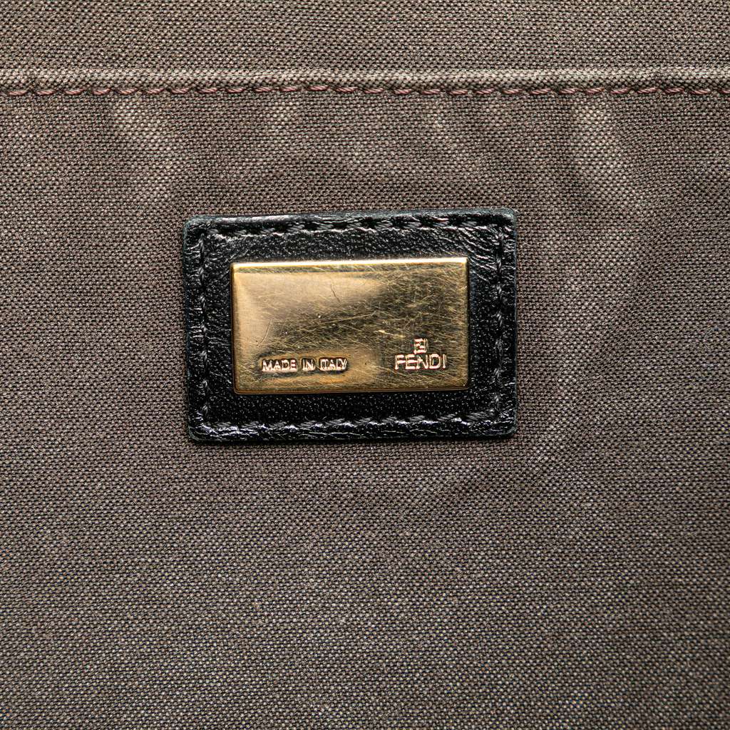 Fendi Zucchino Canvas Chef Front Pocket Shopping Tote - 5