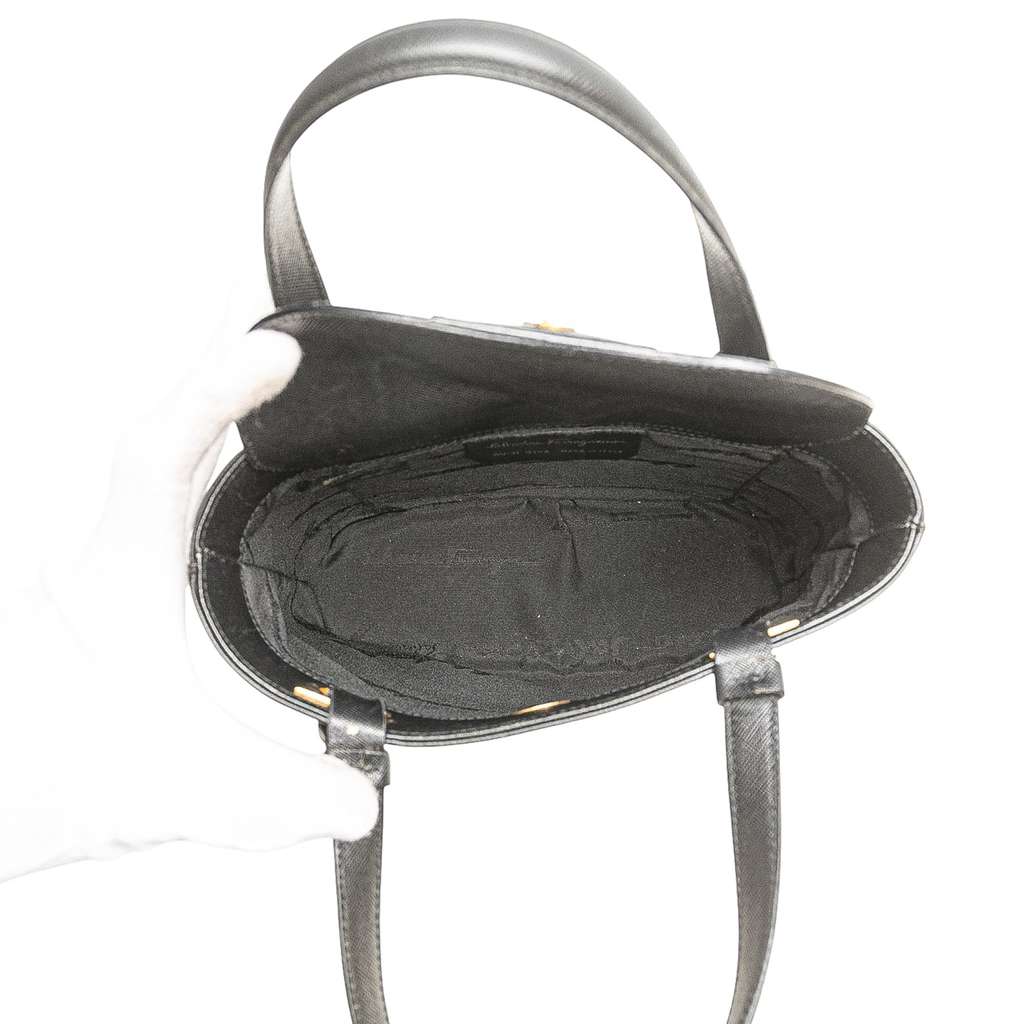 Salvatore Ferragamo Leather Gancini Handbag - 4