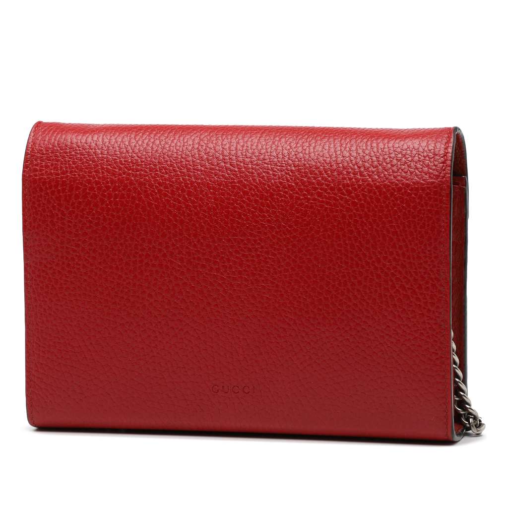 Gucci Leather Dionysus Wallet on Chain - Back view