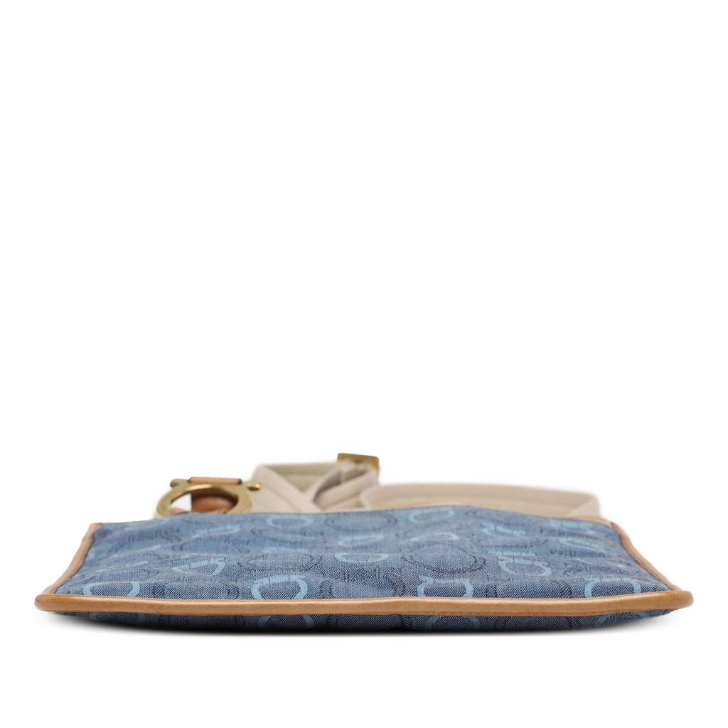 Salvatore Ferragamo Gancini Canvas Crossbody - Image 6