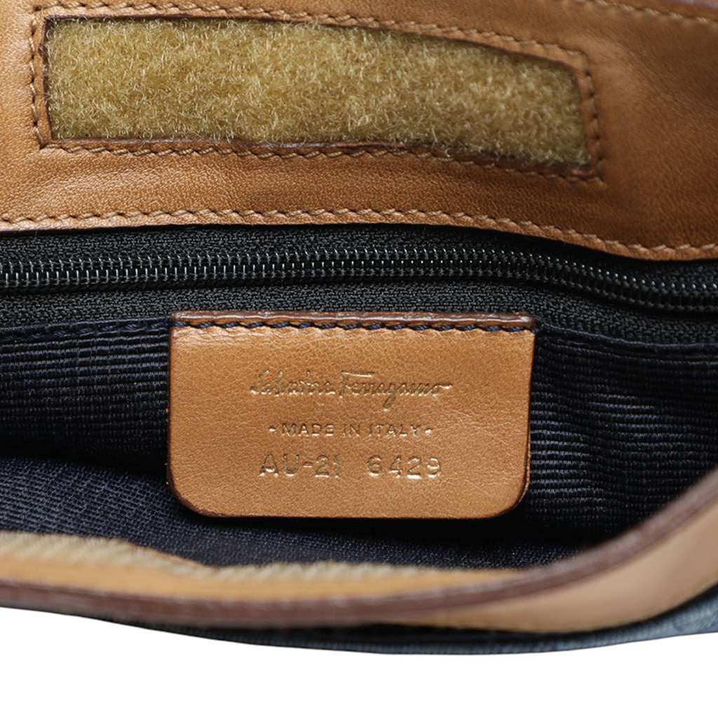 Salvatore Ferragamo Gancini Canvas Crossbody - Side view