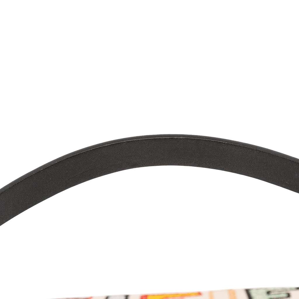 Fendi Chinese Valentines Day Zucca Embroidered Canvas Baguette Satchel - Image 12