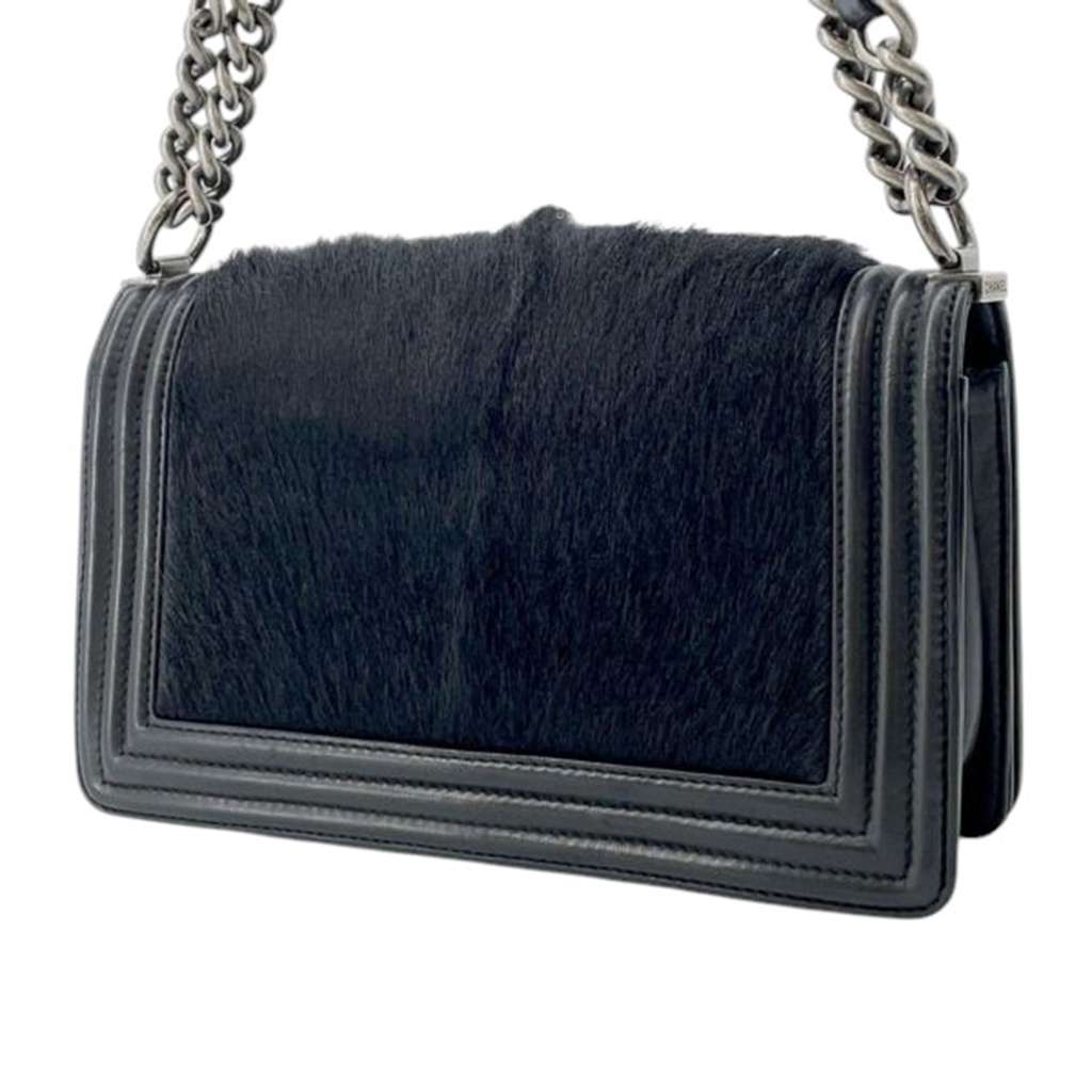 Chanel Old Medium Fur Boy Flap - 2