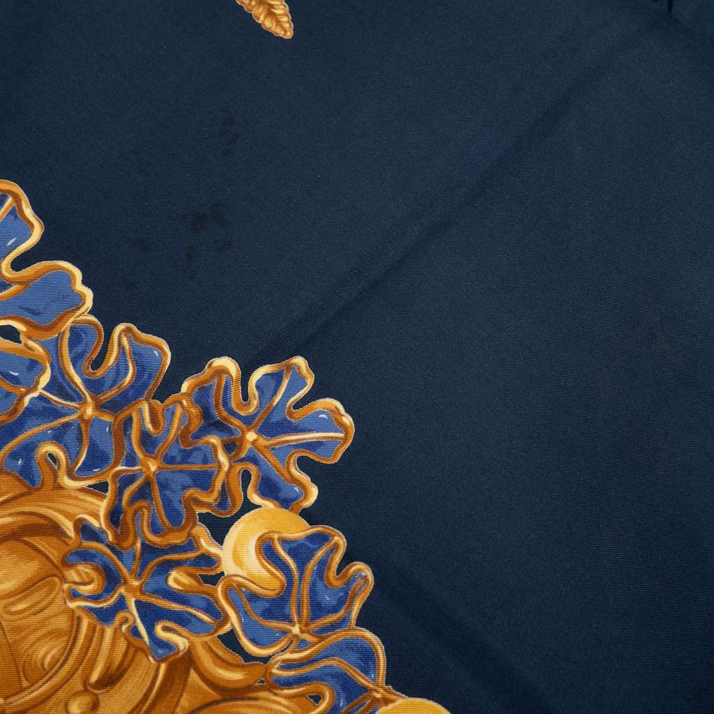 Chanel Baroque Wheat Floral Silk Scarf - 4