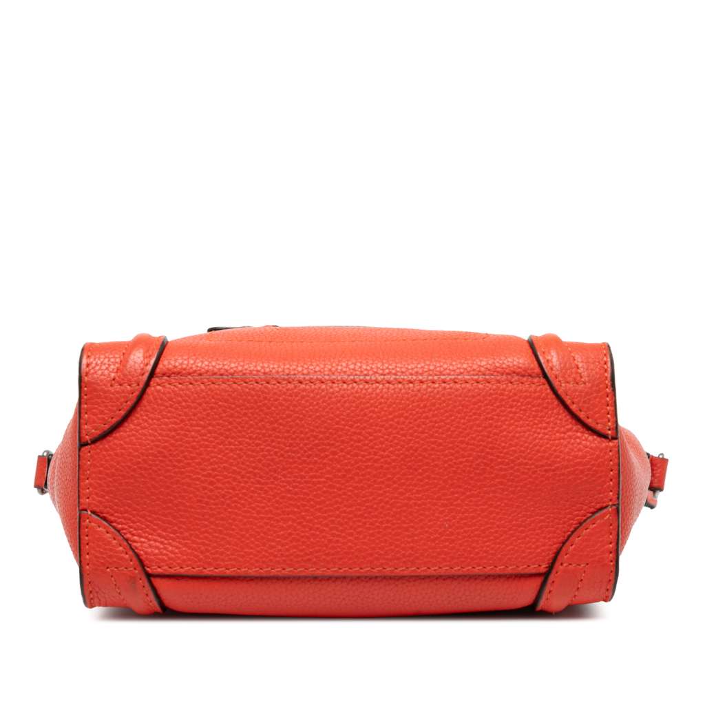 Celine Nano Leather Luggage Tote - Image 6