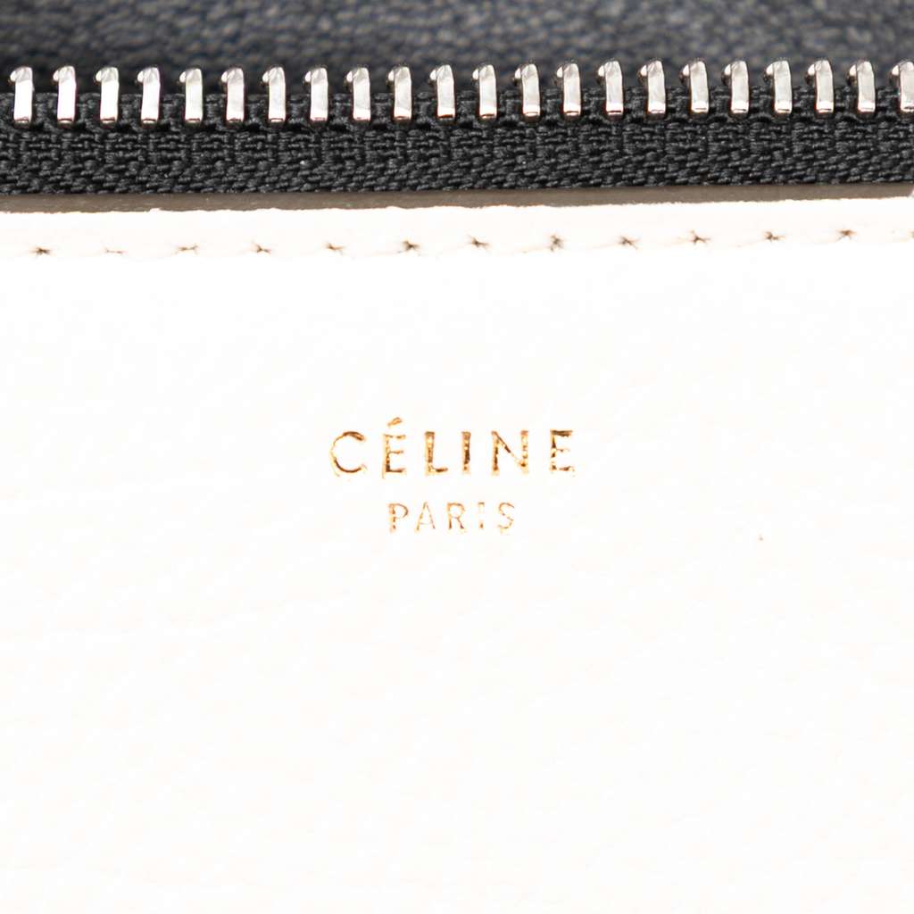 Celine Medium Bicolor Leather Edge Handbag - Side view