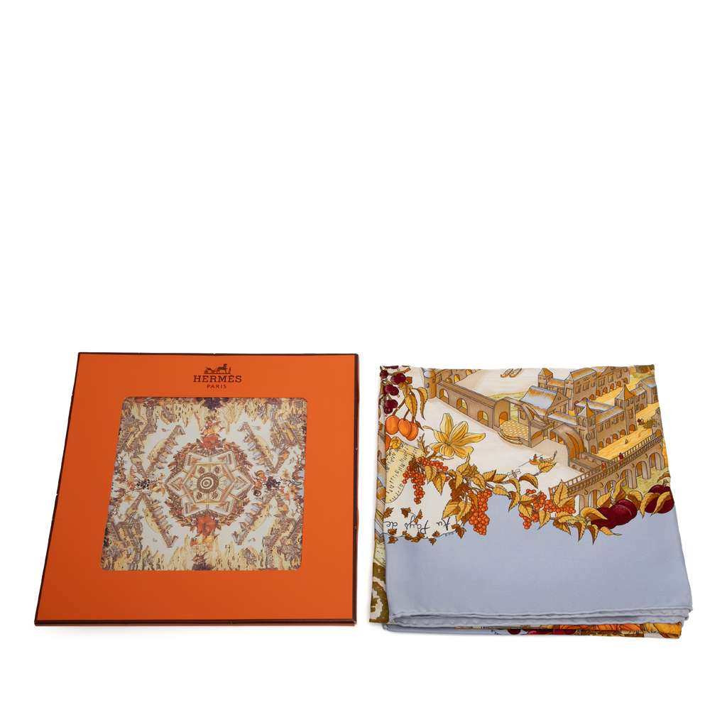 Hermès Au Pays de Cocagne Silk Scarf - Detail 1