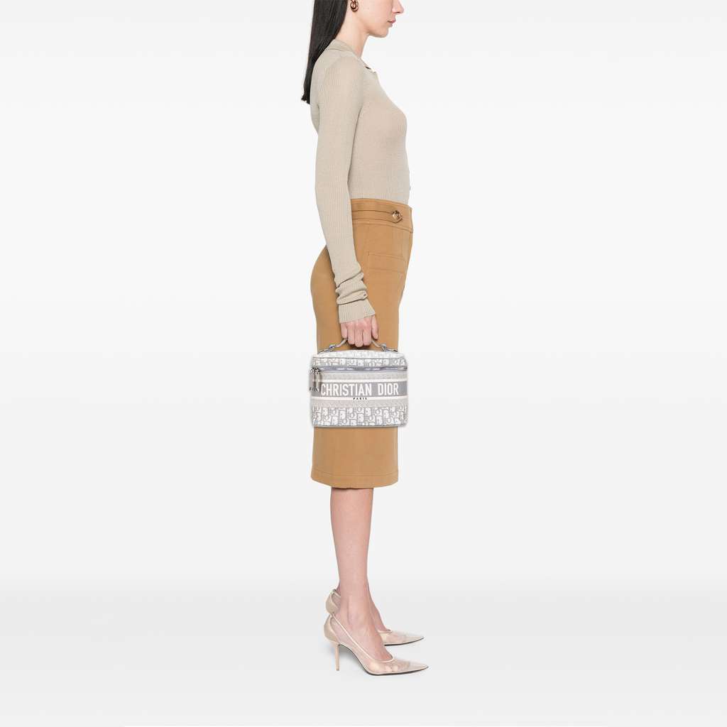 Dior Oblique Canvas Diortravel Vanity Case - Image 13