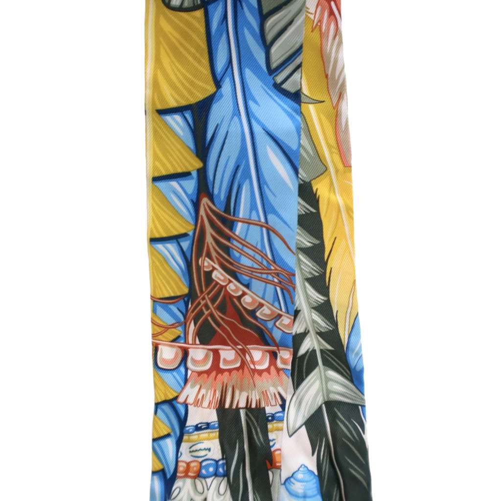 Hermès La Danse Pacifique Silk Twilly Scarf - Image 6
