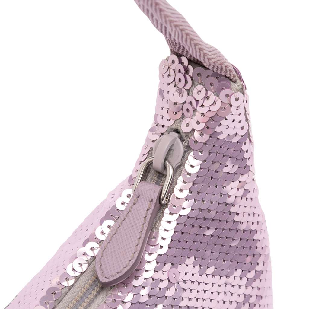 Prada Mini Re Nylon Paillettes Sequin Re Edition 2000 Shoulder Bag - Image 11