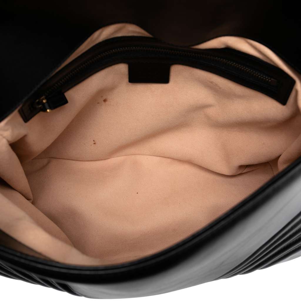 Gucci Medium GG Marmont Matelasse Leather Top Handle Satchel - 4