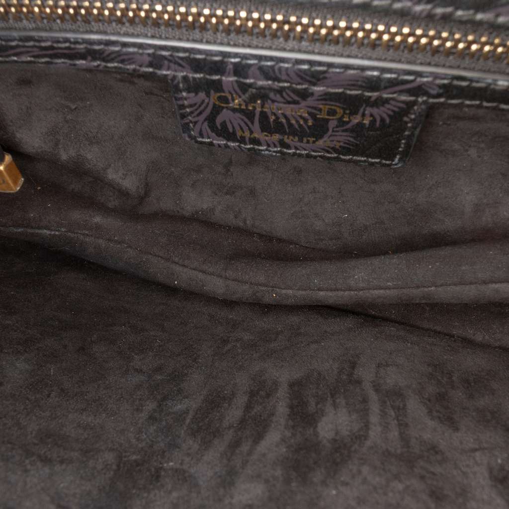 Dior Embossed Calfskin Jardin Botanique Saddle Bag - 4
