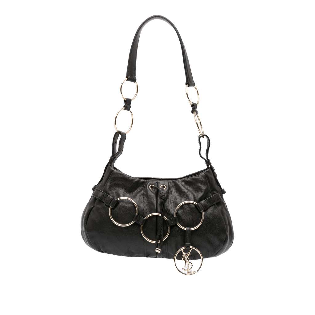 Saint Laurent Calfskin Saharienne Shoulder bag