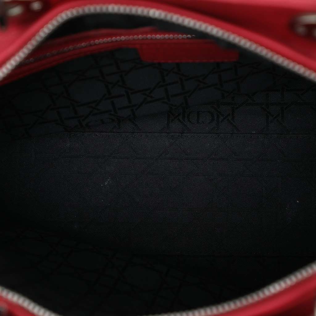 Dior Large Lambskin Cannage Lady Dior - 4