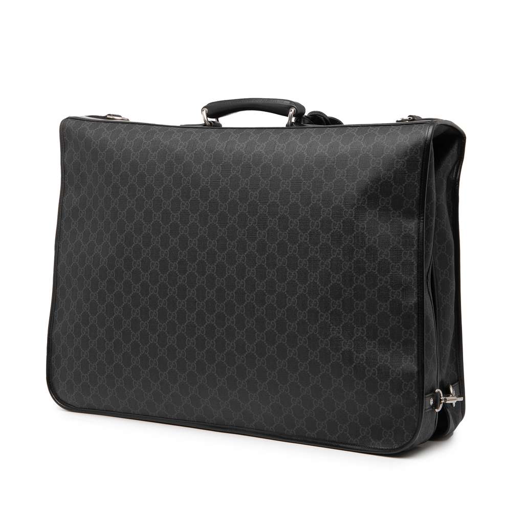 Gucci GG Supreme Retro Interlocking G Garment Bag - Back view